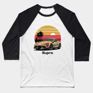 Toyota Supra MK5 Vintage Car Baseball T-Shirt